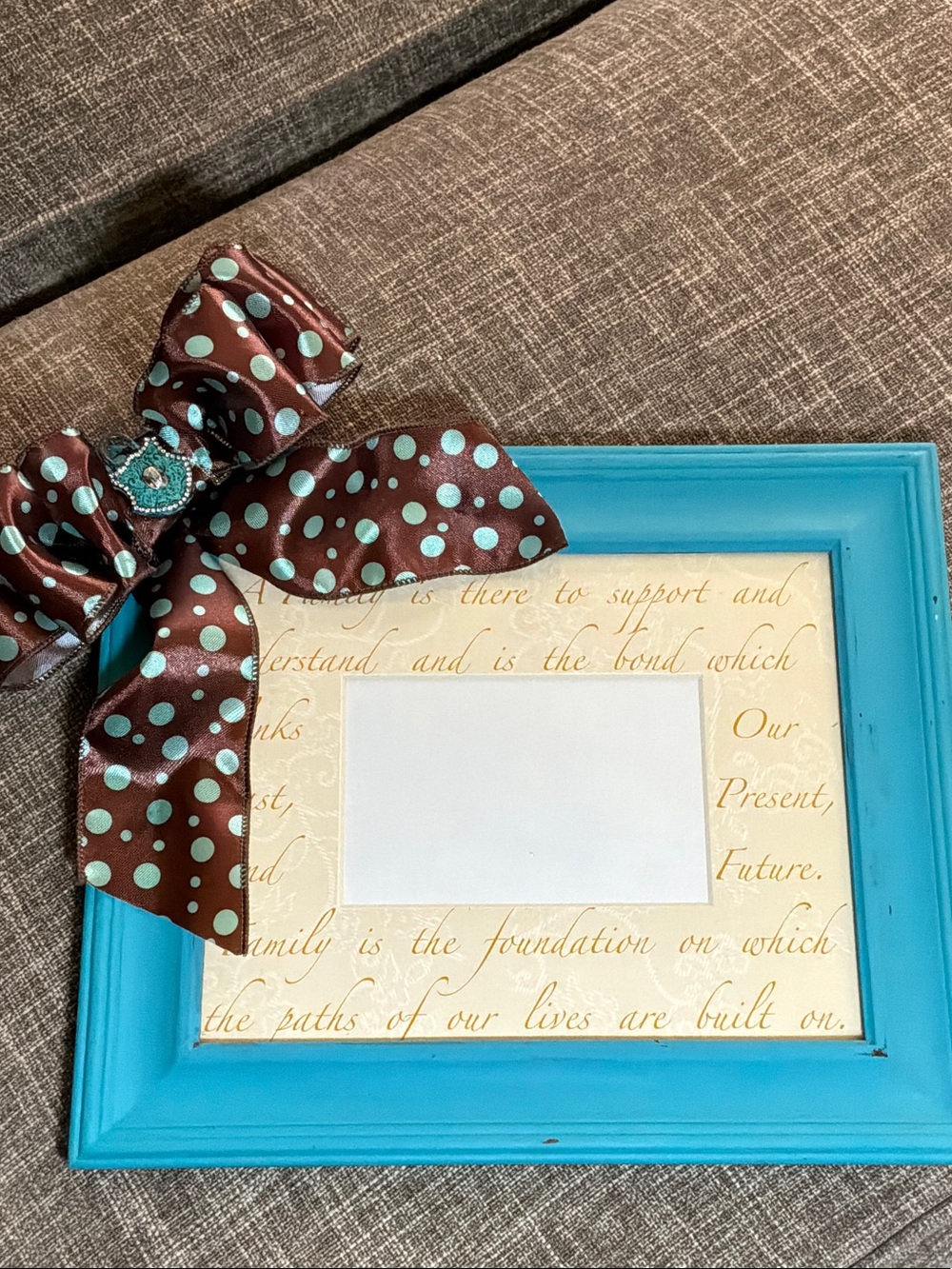 Classy distressed picture frame